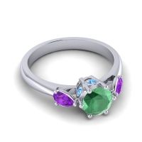 Three Stone Atta Ring