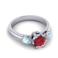 Three Stone Atta Ring