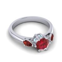 Three Stone Atta Ring