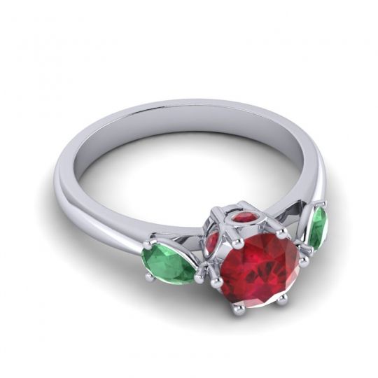 Three Stone Atta Ring