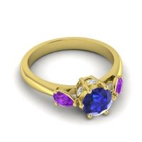 Three Stone Atta Ring