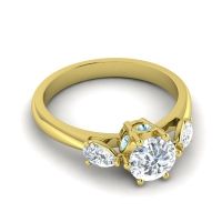 Three Stone Atta Ring