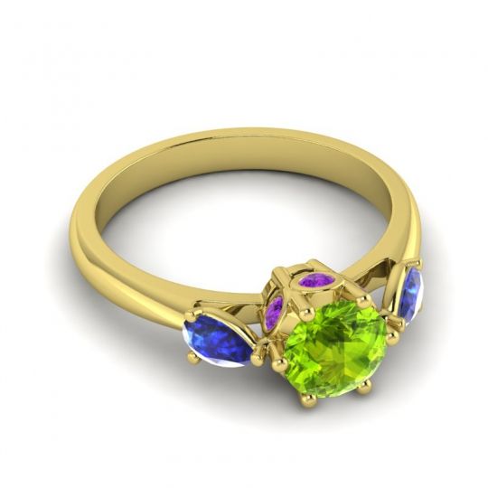 Three Stone Atta Ring