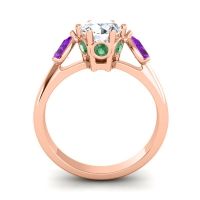 Three Stone Atta Ring