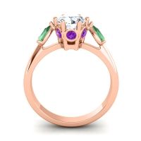 Three Stone Atta Ring
