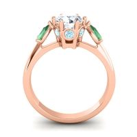 Three Stone Atta Ring