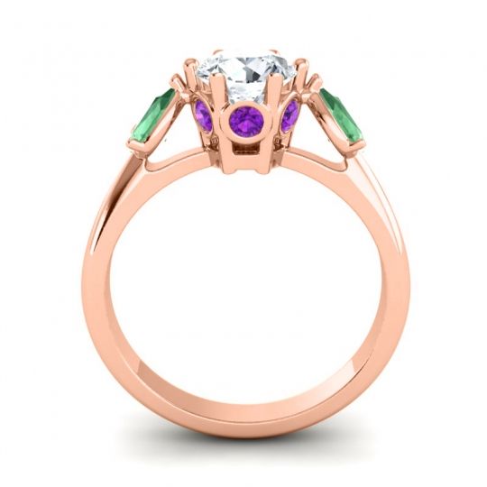 Three Stone Atta Ring