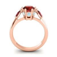 Three Stone Atta Ring