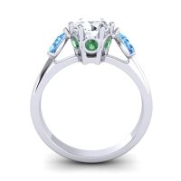 Three Stone Atta Ring