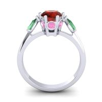 Three Stone Atta Ring