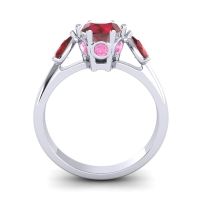 Three Stone Atta Ring