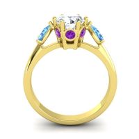 Three Stone Atta Ring