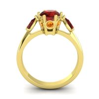 Three Stone Atta Ring