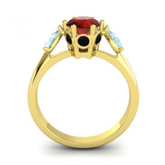 Three Stone Atta Ring