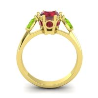 Three Stone Atta Ring