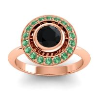 Bezel Halo Aloka Ring