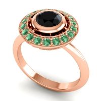 Bezel Halo Aloka Ring