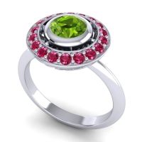 Bezel Halo Aloka Ring