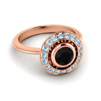 Bezel Halo Aloka Ring