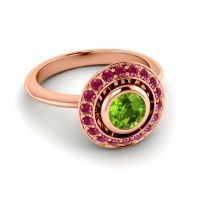 Bezel Halo Aloka Ring