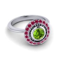 Bezel Halo Aloka Ring