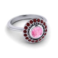 Bezel Halo Aloka Ring