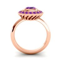 Bezel Halo Aloka Ring