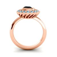 Bezel Halo Aloka Ring