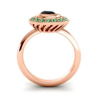 Bezel Halo Aloka Ring