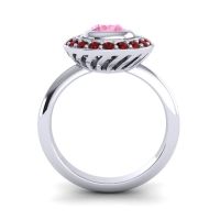 Bezel Halo Aloka Ring