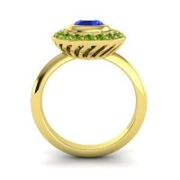 Bezel Halo Aloka Ring