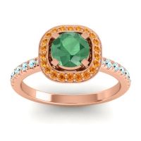 Cushion Halo Masura Ring