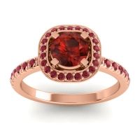 Cushion Halo Masura Ring