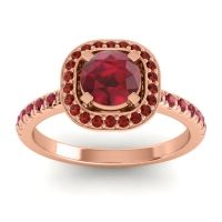 Cushion Halo Masura Ring