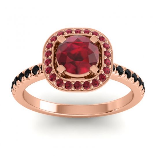 Cushion Halo Masura Ring