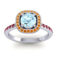 Cushion Halo Masura Ring
