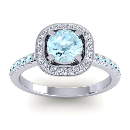 Cushion Halo Masura Ring