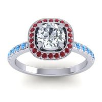 Cushion Halo Masura Ring