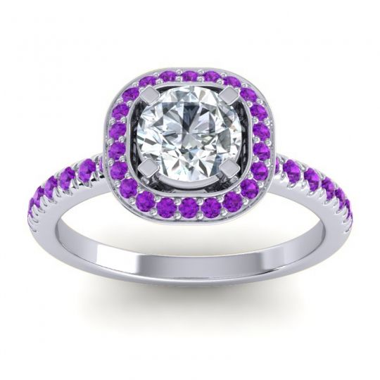 Cushion Halo Masura Ring