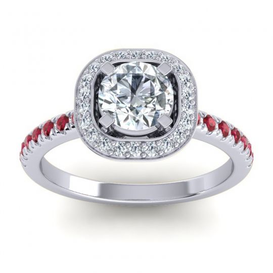 Cushion Halo Masura Ring