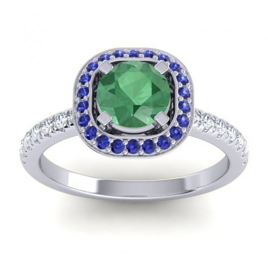 Cushion Halo Masura Ring