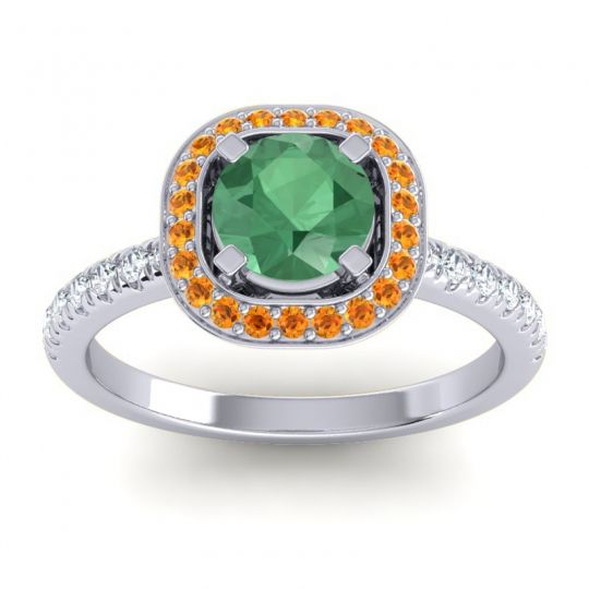 Cushion Halo Masura Ring