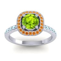 Cushion Halo Masura Ring