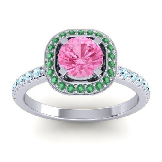 Cushion Halo Masura Ring