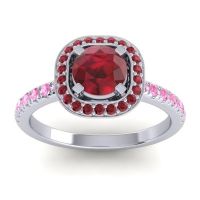 Cushion Halo Masura Ring