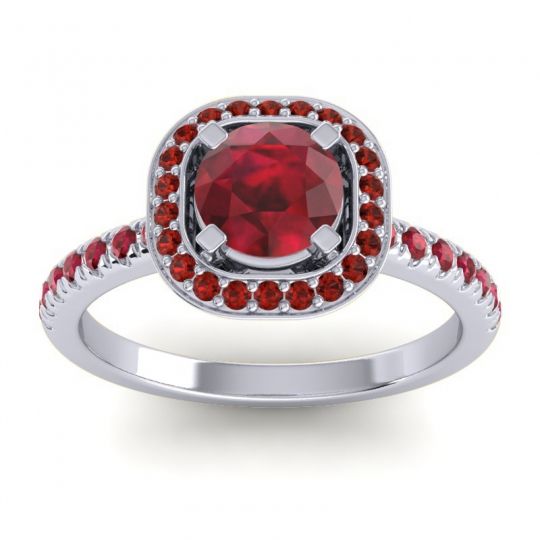 Cushion Halo Masura Ring