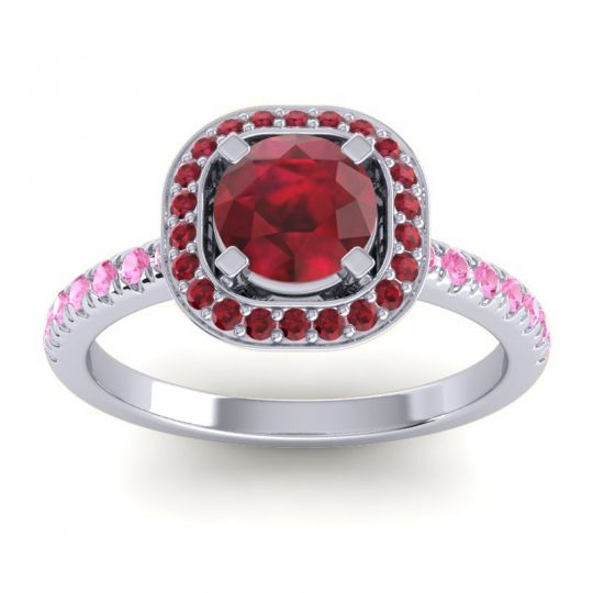 Cushion Halo Masura Ring