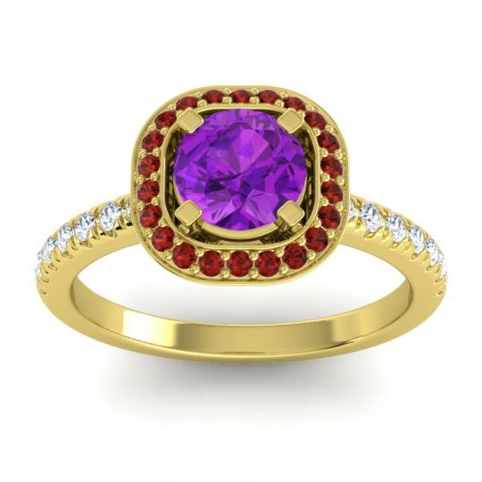 Cushion Halo Masura Ring