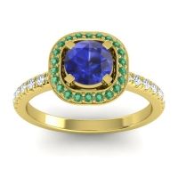 Cushion Halo Masura Ring