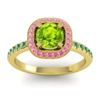 Cushion Halo Masura Ring